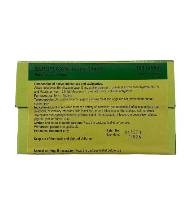 ENROFLOXIN 15 mg – For the treatment of infectious diseases in small animals - Image 2