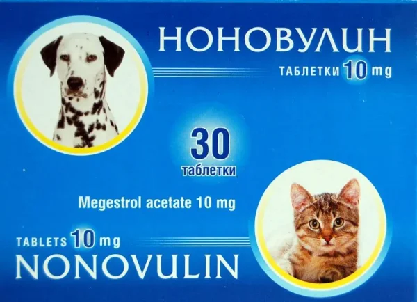 NONOVULIN – Against Estrus Anti-Estrus for Dogs and Cats 30 Tablets
